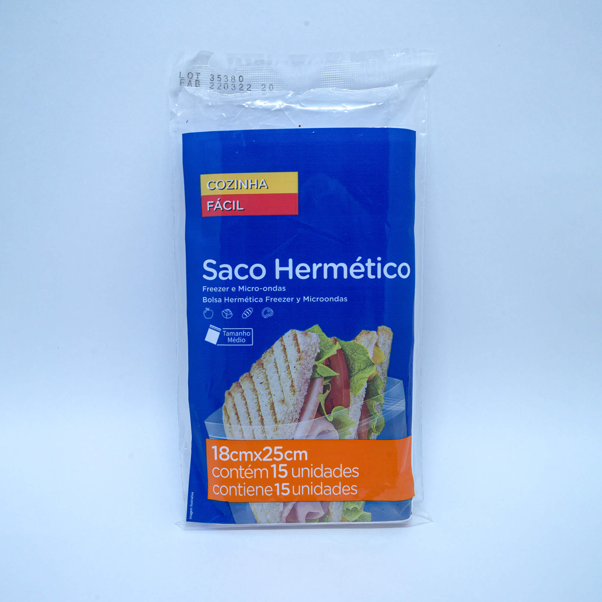 Saco Hermético - 18cm x 25cm - BrasilPack
